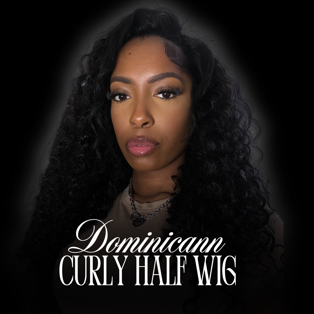 DOMINICAN CURLY HALF WIG